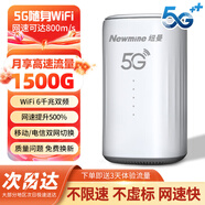 紐曼5G無(wú)線(xiàn)路由器隨身WiFi6移動(dòng)免插卡cpe多網(wǎng)通千兆雙頻車(chē)載便攜式高速上網(wǎng)卡全國通用流量2025款