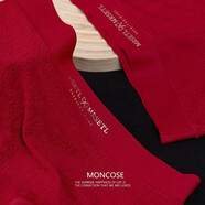 以純（YISHion）3條新款莫代爾內褲女士喜慶紅安可拉中高腰棉檔彈力大碼三角短褲 紅色【2條裝】 均碼  90-160斤