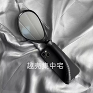 何健弓上班摸魚(yú)專(zhuān)用鏡整蠱適用蘋(píng)果17手機殼蘋(píng)果16pro最丑超奇葩華為榮耀VIVO惡搞小米OPPO宿舍互送iPhon 黑色軟殼-單只后視鏡左右隨 iPhone6s