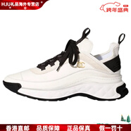 香奈兒（Chanel）絲絨 拼接 防滑耐磨包裹性平衡 低幫 運動(dòng)休閑鞋 女款 白色 有原裝鞋盒 38