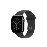 Apple/蘋(píng)果 Watch S11 智能手表GPS+蜂窩款42毫米石板色鈦金屬表殼黑色運動(dòng)型表帶M/L MFA34CH/B