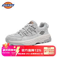 Dickies休閑鞋男2025秋冬季鞋子男老爹鞋百搭厚底增高鞋跑步運動(dòng)鞋男 淺灰 40