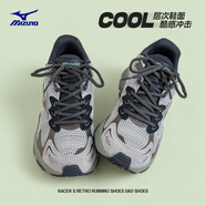 美津濃運動(dòng)鞋男鞋秋季RACER S網(wǎng)面透氣減震防滑休閑鞋女鞋通勤復古跑鞋 D1GH2235-13/綠野仙蹤 39 內長(cháng)250mm