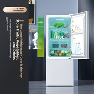 康佳電冰箱BCD-155C2GBU雙門(mén)兩門(mén)電冰箱租房宿舍家用迷你冷藏冷凍兩用冰箱 15D2C154L白色