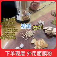 同仁堂中藥 綠豆  白附 白芷 白僵蠶 薏米 柿子葉 磨粉 祛斑 痘印 現磨粉150克/罐