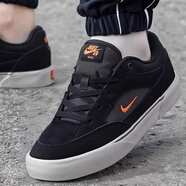 耐克（NIKE）平底膠底滑板鞋陸沖復古薄底鞋2025冬季新款SB MALOR運動(dòng)鞋休閑鞋 FV6064-009黑色 40