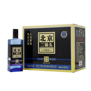 永豐牌 北京二鍋頭 匠心方瓶藍 清香型純糧酒 42度 500ml*12瓶 整箱
