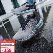 361°【雨屏7】男鞋運動(dòng)鞋秋季新款防潑水加絨361度男常規跑鞋 鋅鐵灰/黑影藍 40