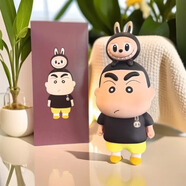 語(yǔ)森憶毛衣雪地靴蠟筆小新糖葫蘆手辦盲盒可愛(ài)家居車(chē)載擺件潮玩公仔禮物 20cm拉布布小新（彩盒裝）