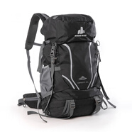 刀鋒戰士（DAOFENGZHANSHI）登山包戶(hù)外徙步輕防水旅行男女大容量雙肩包旅行背包45升登山背 黑色 45L