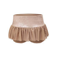 溥畔STARTTHNGIN原創(chuàng  )小眾設計師辣妹亮片半身裙網(wǎng)紗拼接蓬蓬裙短裙 亮片半身裙 不含腰帶 S