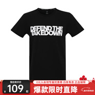 阿迪達斯（adidas）男子透氣舒適圓領(lǐng)休閑運動(dòng)短袖T恤 adiMMATS2-BW 黑色 M