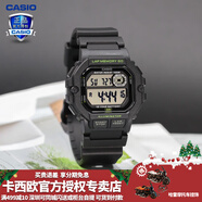 卡西歐（CASIO） 男表女表卡西歐手表男女情侶表學(xué)生時(shí)尚運動(dòng)表太陽(yáng)能雙顯電子表 WS-1400H-1AVPF夜跑黑 10年電量