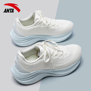 安踏女鞋葉子6跑步鞋女2026春季新款加厚密網(wǎng)厚底增高休閑運動(dòng)鞋子 -5象牙白 36.5