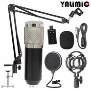 紐曼bm-800電容麥克風(fēng) 手持式錄音話(huà)筒 電腦專(zhuān)用 黑管銀網(wǎng)