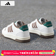 阿迪達斯（adidas）板鞋男鞋 2025冬季新款運動(dòng)鞋低幫透氣休閑鞋耐磨輕便小白鞋 白綠/時(shí)尚板鞋/曬圖退10 42 （內長(cháng)260mm）
