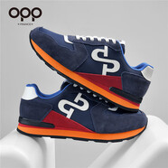 OPP法國男鞋阿甘鞋男輕便男士休閑鞋潮流男鞋2025年新款百搭運動(dòng)鞋子 藍色 43