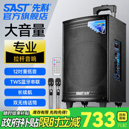 先科戶(hù)外音響舞臺大功率超大音量重低音移動(dòng)專(zhuān)業(yè)音箱無(wú)線(xiàn)藍牙擺攤會(huì )議專(zhuān)用便攜式廣場(chǎng)舞音響 【熱銷(xiāo)爆款】12吋低音+雙話(huà)筒