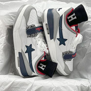 湯姆斯（Tt＆Mm）男鞋2025秋季新款ins國潮小眾休閑初中生運動(dòng)減震星星板鞋 湯姆斯專(zhuān)版【高品質(zhì)款白灰】 41