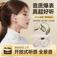 許聽(tīng)【千元音質(zhì)】藍牙耳機掛耳式開(kāi)放式不入耳真無(wú)線(xiàn)超清通話(huà)降噪開(kāi)車(chē)跑步運動(dòng)音樂(lè )適用于蘋(píng)果安卓華為 【雙耳帶倉+電量數顯】膚白色 1年換新+充電線(xiàn)+單耳機+說(shuō)明書(shū)