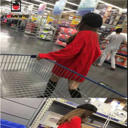 AEMAPE針織衫女2025春秋冬新款 韓版毛衣女中長(cháng)款寬松圓領(lǐng)粗棒 大紅色_粗棒針70CM 加厚 M _建議80-100斤