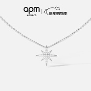 APM Monaco[楊紫同款]六芒星項鏈女生時(shí)尚飾品送女友生日禮物毛衣鏈新年禮物 baby六芒星項鏈