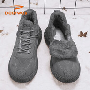 德?tīng)柣菽行?025秋冬新款加絨休閑運動(dòng)鞋防滑戶(hù)外徒步登山鞋跑步鞋 深灰款)(官方正品保證) (現貨速發(fā)) 加絨 39 (標準運動(dòng)鞋尺碼)