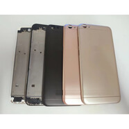 vivo Y66后蓋Y66L電池蓋后殼Y67Y67A前殼中框手機外殼框背殼 Y66粉色后蓋帶天線(xiàn)+側鍵卡