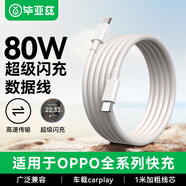 畢亞茲 適用OPPO數據線(xiàn)VOOC閃充80W快充8A雙頭Type-C to C充電線(xiàn)適Ace2/Reno7/6/5/A93/K9/FindX3 1米