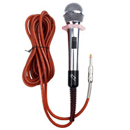 影纖業(yè)KTV有線(xiàn)麥克風(fēng)家用K歌卡拉ok手持式動(dòng)圈話(huà)筒戶(hù)外唱歌話(huà)筒 有線(xiàn)話(huà)筒配5米線(xiàn)（6.5mm插頭