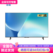 創(chuàng  )維（Skyworth） BC20系列32/40/50/55/65/75 4K超高清平板電視 全面屏酒店功能人工智能家用商用電視 43英寸 43BC20(2+8G)4K