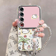 卡馳慕寧適用魅族21PRO手機殼三排小狗電鍍新款可愛(ài)硅膠魅族21外殼防摔20PRO手機套網(wǎng)紅21NOTE小眾MEIZU20 銀色-SZ3428凱蒂貓+C328 魅族 21 Pro