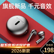 MICROKIA【2026最新款丨柏林之聲】藍牙耳機半入耳式適用蘋(píng)果小米無(wú)線(xiàn)紅米k70pura70p60p50nova12/11/10mat 冰霜銀 【智能降噪/觸控+長(cháng)續航】