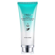泉潤（STREAM）潔面乳三層系列補水保濕洗面奶清潔低泡沫120ml 默認香型規格