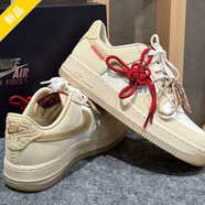 耐克（NIKE）女鞋 夏季新款時(shí)尚運動(dòng)鞋AF1空軍一號防滑舒適小白鞋板鞋休閑鞋子 HV5990-172蛇年淺棕色 35.5