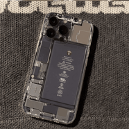 接運貓電池電路板適用蘋(píng)果16PROMAX手機殼iPhone15可愛(ài)14高顏值13軟殼12 KXT108電池電路板【透明太空殼】 蘋(píng)果6S