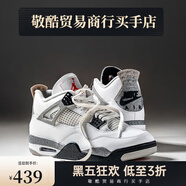 耐克（NIKE）Air Jordan 4 Retro AJ4白水泥 2025復刻版 男子復古籃球鞋 FV5029-100 41