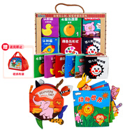 LALABABY拉拉布書(shū)嬰兒布書(shū)撕不爛 0-3歲寶寶布書(shū)早教玩具禮盒套裝生日禮物