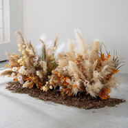 詠幻侘寂風(fēng)仿真蘆葦花藝造景擺件服裝店櫥窗餐廳角落野草花束干花美陳 秋思Q