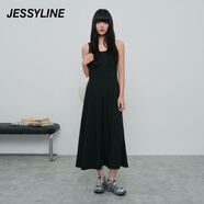 Jessy line收腰吊帶連衣裙女 511111034 藏青 S