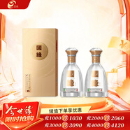 今世緣 國緣對開(kāi) 柔雅型白酒 42度 500ml*2瓶 雙瓶裝 婚慶喜宴 送禮