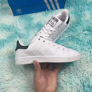 未知【廠(chǎng)牌】史密斯三葉草運動(dòng)小白鞋經(jīng)典休閑板鞋運動(dòng)鞋男女子 阿迪史密斯白黑尾 42  急速發(fā)貨