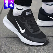 耐克（NIKE）男鞋跑步鞋2025冬季新款REVOLUTION 8運動(dòng)鞋網(wǎng)面透氣學(xué)生休閑鞋 CJ1682-004黑色白 43