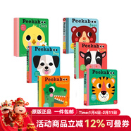 英文原版 Peekaboo 大嘴鳥(niǎo)躲貓貓系列 紙板書(shū)操作書(shū) 0-3歲 邊玩邊學(xué) 機關(guān)操作游戲書(shū) Nosy Crow 動(dòng)物主題 紙板操作書(shū) 6冊 英文原版