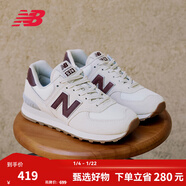 NEW BALANCE NB574官方休閑鞋女鞋復古舒適秋冬透氣網(wǎng)鞋禮物輕便百搭運動(dòng)鞋 米白色 WL574RCF 37 (腳長(cháng)23.5cm)尺碼詳詢(xún)客服