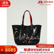 Christian Louboutin路鉑廷CL奢侈品女包女士黑色手提包托特包 Black 00U