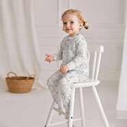 小豬大衛 PECODAVID秋內衣套裝男童女寶寶可愛(ài)印花秋衣秋褲無(wú)骨貼身內衣套 夢(mèng)境兔園 90 可開(kāi)襠