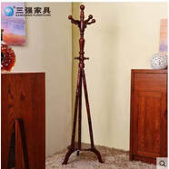 819時(shí)尚創(chuàng  )意環(huán)保實(shí)木衣帽架落地式臥室內立式晾衣掛衣架 新款820色