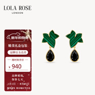 LOLA ROSE羅拉玫瑰常青藤銀耳釘耳環(huán)耳飾女氣質(zhì)高級小眾生日新年禮物送女友