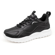 蜘蛛王（SPIDER KING）男鞋黑色皮面休閑 J2772黑白 47